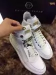 mode chaussures hommes philipp plein haut high fly white